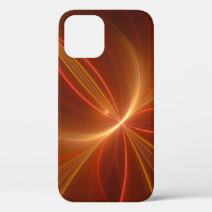 Mystical Abstract Fractal Art Modern Warm Colours iPhone 12 Case