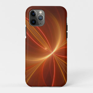Mystical Abstract Fractal Art Modern Warm Colours iPhone 11 Pro Case