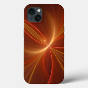 Mystical Abstract Fractal Art Modern Warm Colours iPhone 13 Case