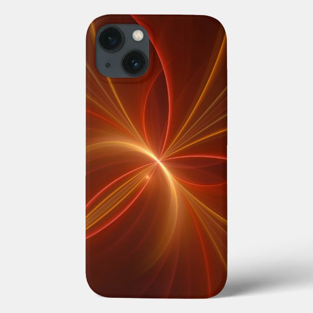 Mystical Abstract Fractal Art Modern Warm Colours Case-Mate iPhone Case (Back)