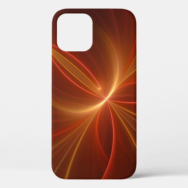 Mystical Abstract Fractal Art Modern Warm Colours Case-Mate iPhone Case (Back)