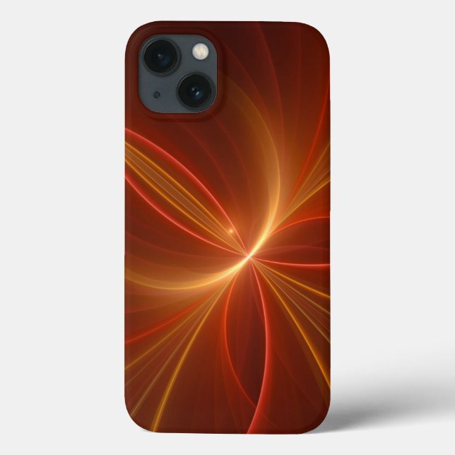 Mystical Abstract Fractal Art Modern Warm Colours Case-Mate iPhone Case (Back)