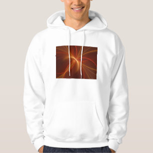 Mystical Abstract Fractal Art Modern Warm Colours Hoodie