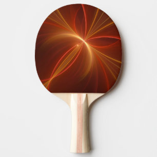 Mystical Abstract Fractal Art Modern Warm Colours Ping Pong Paddle