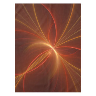 Mystical Abstract Fractal Art Modern Warm Colours Tablecloth