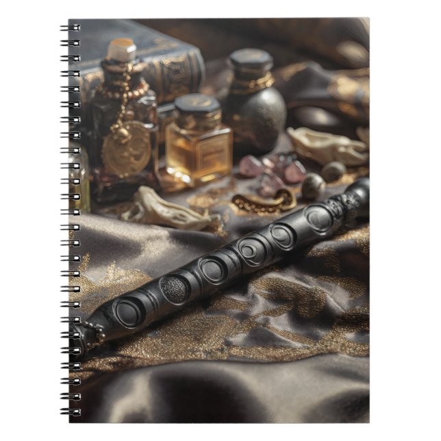 Mystical Alchemy Moon Phases Notebook (Front)