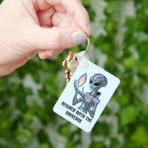 Mystical Alien Key Ring