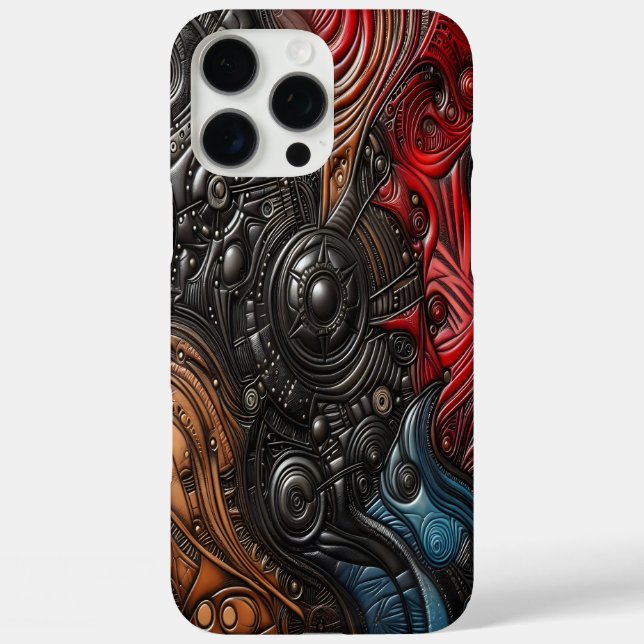 Mystical Alien Landscape With Intricate Designs Case-Mate iPhone Case (Back)