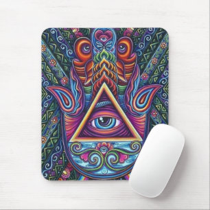 Mystical All Seeing Eye Mouse Mat