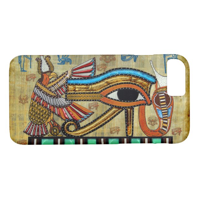 Mystical Ancient Egyptian Eye of Horus Phone Case (Back (Horizontal))