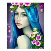 Mystical Art | Beautiful Blue Fairy