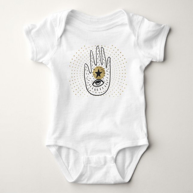 Mystical Baby Bodysuit - Seeing Eye, Magic (Front)