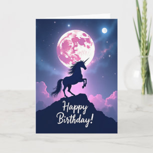 Mystical Birthday Moon Card