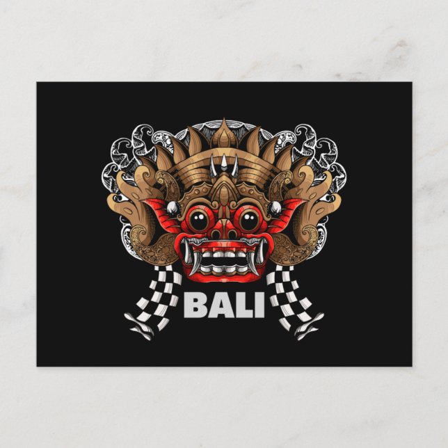 Mystical Black Barong: A Bali Postcard to Remember (Front)