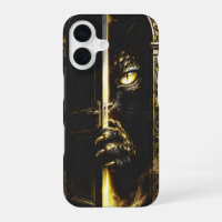 Mystical Black Cat Golden Eyes Fantasy