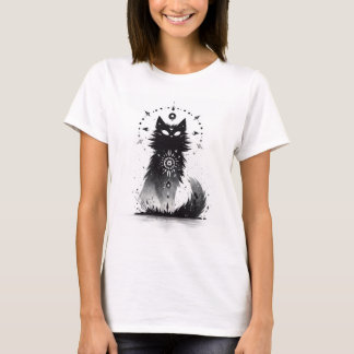 Mystical Black Cat Women’s T-Shirt