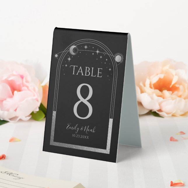 Mystical Black Silver Sun Moon Stars Wedding (In SItu (Wedding))