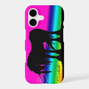 Mystical Black Unicorn (rainbow)