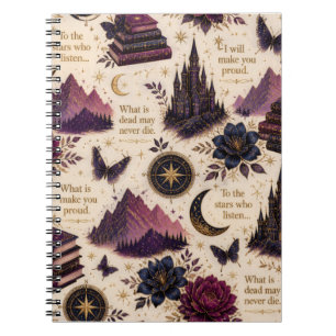 Mystical Bookish Notebook Dark Academia