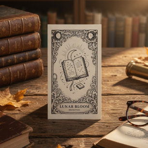 Mystical Bookstore   Vintage Mystical Bookstore  Business Card