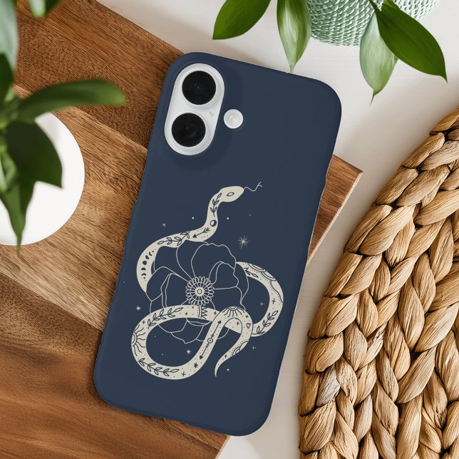 Mystical Botanical Snake Illustration Case-Mate iPhone Case (Creator Uploaded)