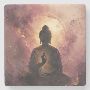 Mystical Buddha Zen Meditation Stone Coaster