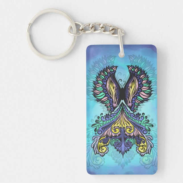 Mystical Butterfly Spirit  Key Ring (Front)