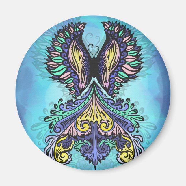 Mystical Butterfly Spirit  Magnet (Front)