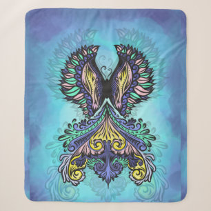 Mystical Butterfly Spirit Sherpa Blanket