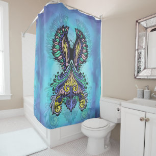 Mystical Butterfly Spirit Shower Curtain