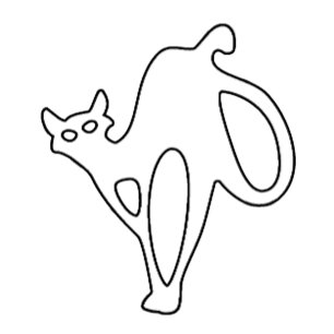 Mystical Cat A Bold Expression of Elegance Mug