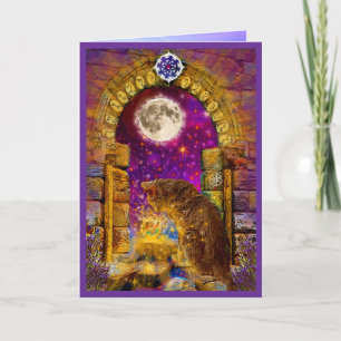 Mystical Cat Card