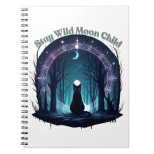 Mystical Cat Under the Moonlit Arch