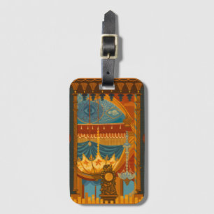 Mystical Ceiling Print from Brighton’s Music Room Luggage Tag