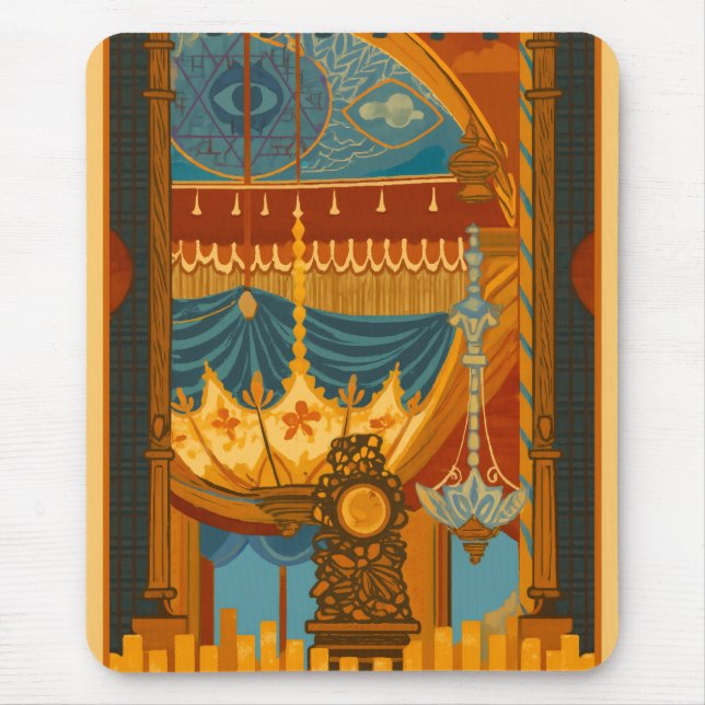 Mystical Ceiling Print from Brighton’s Music Room Mouse Mat (Front)
