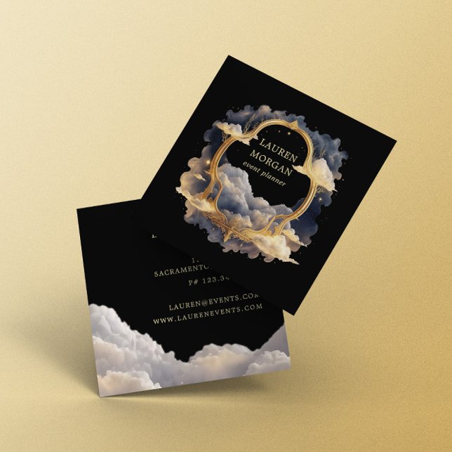 Mystical Celestial Ethereal Business Card (Creator Uploaded)