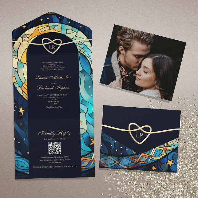 Mystical Celestial Wedding All In One Invitation (Creator Uploaded)