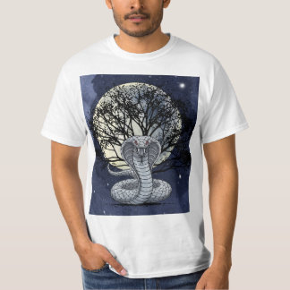 Mystical Cobra Snake and Tree Graphic T-Shirt