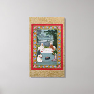 Mystical conversation between Sufic sheikhs Canvas Print