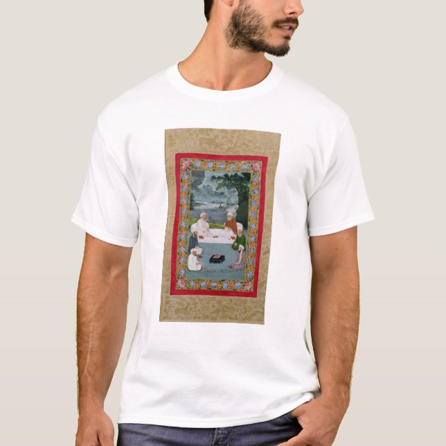 Mystical conversation between Sufic sheikhs T-Shirt (Front)