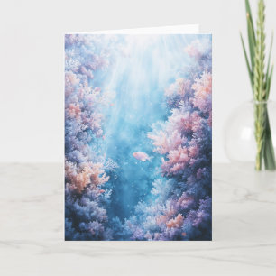 Mystical Coral Sanctuary Beneath the Sea Card