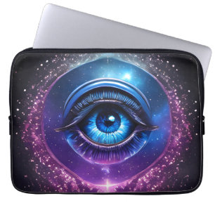 Mystical Cosmic Eye  Laptop Sleeve