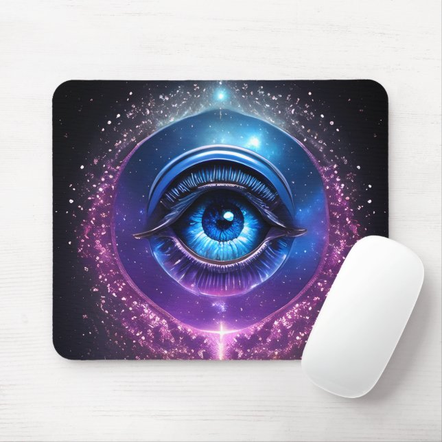 Mystical Cosmic Eye  Mouse Mat (With Mouse)