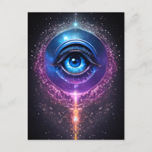 Mystical Cosmic Eye  Postcard