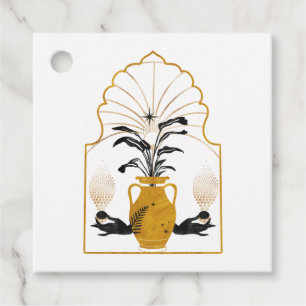 Mystical Cosmic Plant Favour Tags