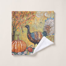 Mystical Crescent Moon Fall Turkey