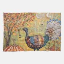Mystical Crescent Moon Fall Turkey