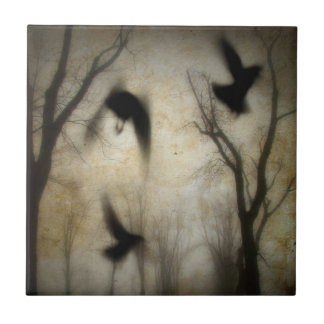 Mystical Crow Forest Tile