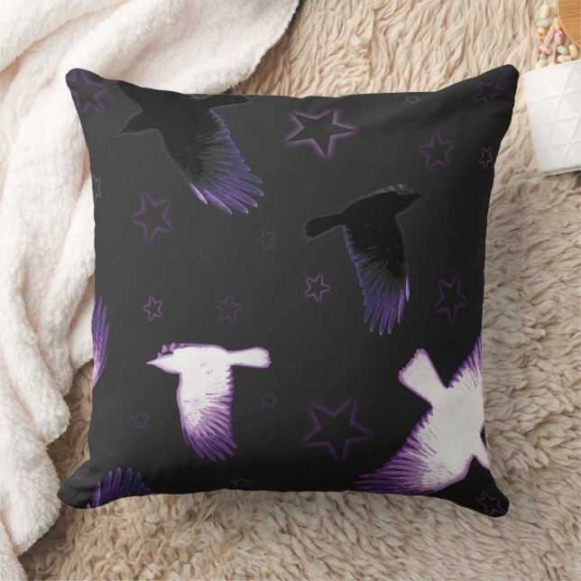 Mystical Crows Cushion (Blanket)