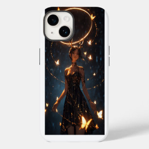 Mystical Deer Girl iPhone 14 Case - Fantasy Anime
